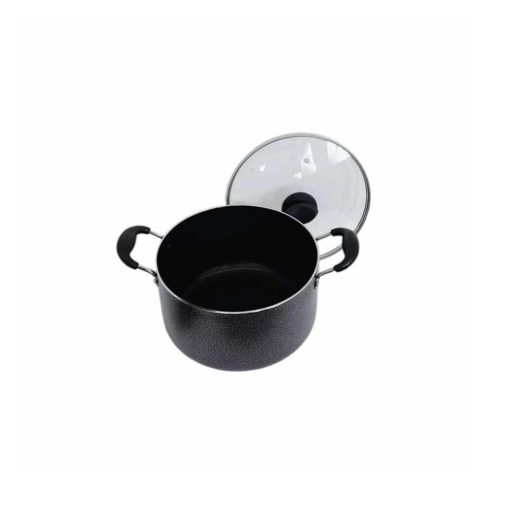 10-3/8" (26CM) Non-Stick Coating Cooking Pot Sauce Pan With Lid 8.5 QT Cookware