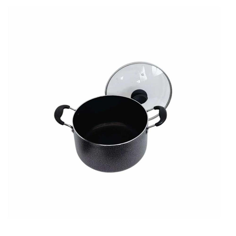 10-3/8" (26CM) Non-Stick Coating Cooking Pot Sauce Pan With Lid 8.5 QT Cookware