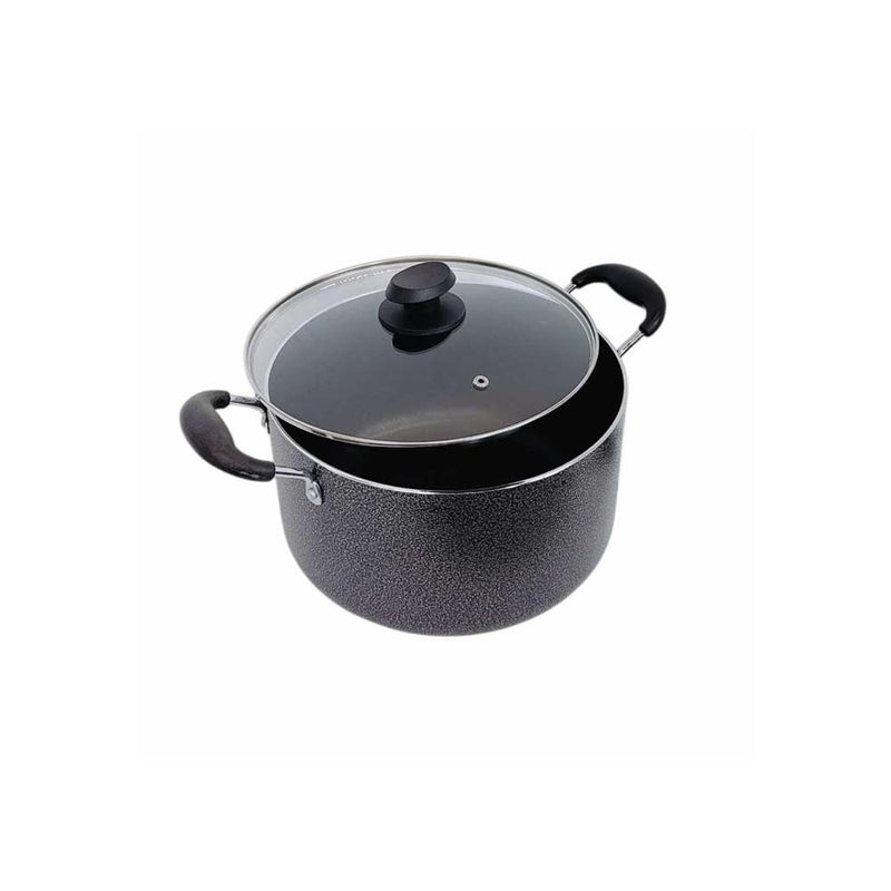 10-3/8" (26CM) Non-Stick Coating Cooking Pot Sauce Pan With Lid 8.5 QT Cookware