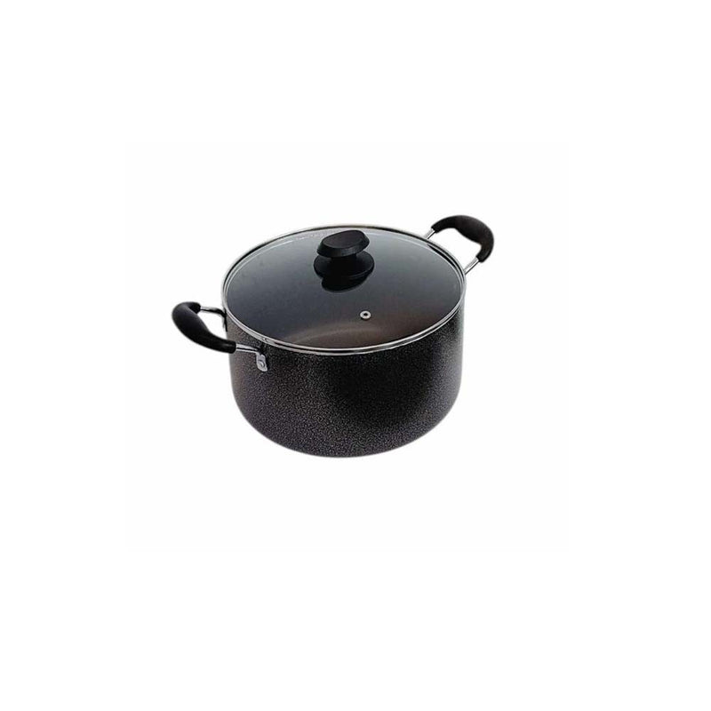 10-3/8" (26CM) Non-Stick Coating Cooking Pot Sauce Pan With Lid 8.5 QT Cookware