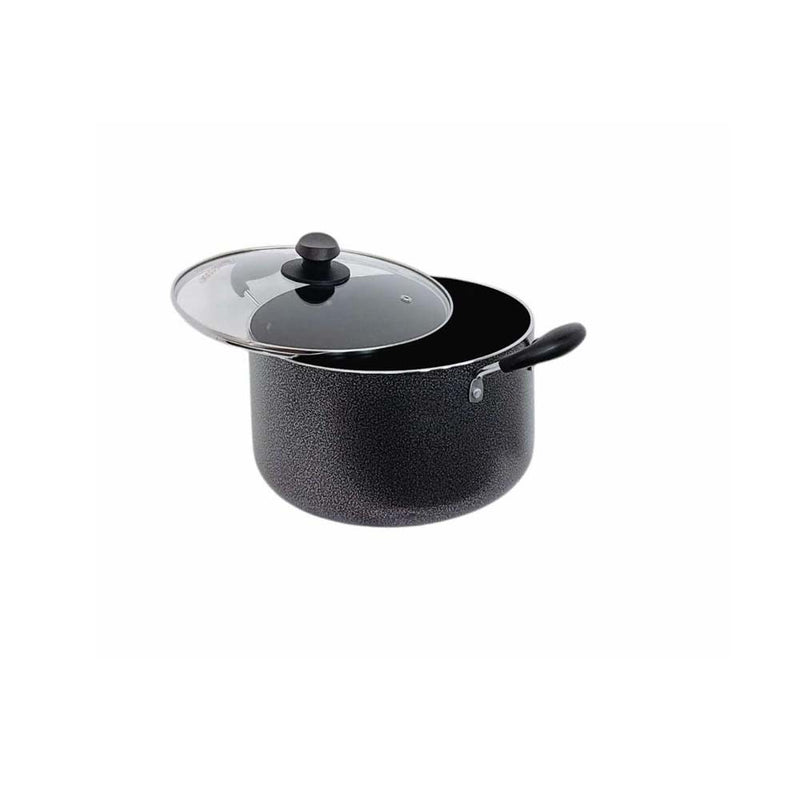 10-3/8" (26CM) Non-Stick Coating Cooking Pot Sauce Pan With Lid 8.5 QT Cookware