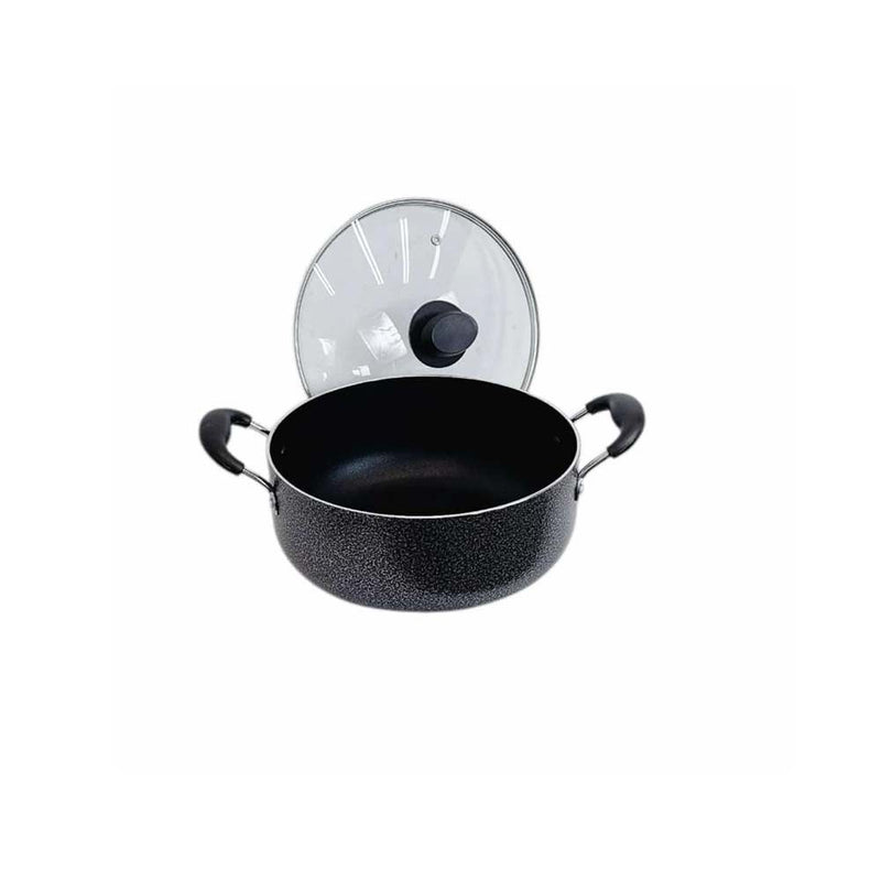 10-3/8" (26CM) Non-Stick Coating Cooking Pot 6QT Sauce Pan With Lid Cookware