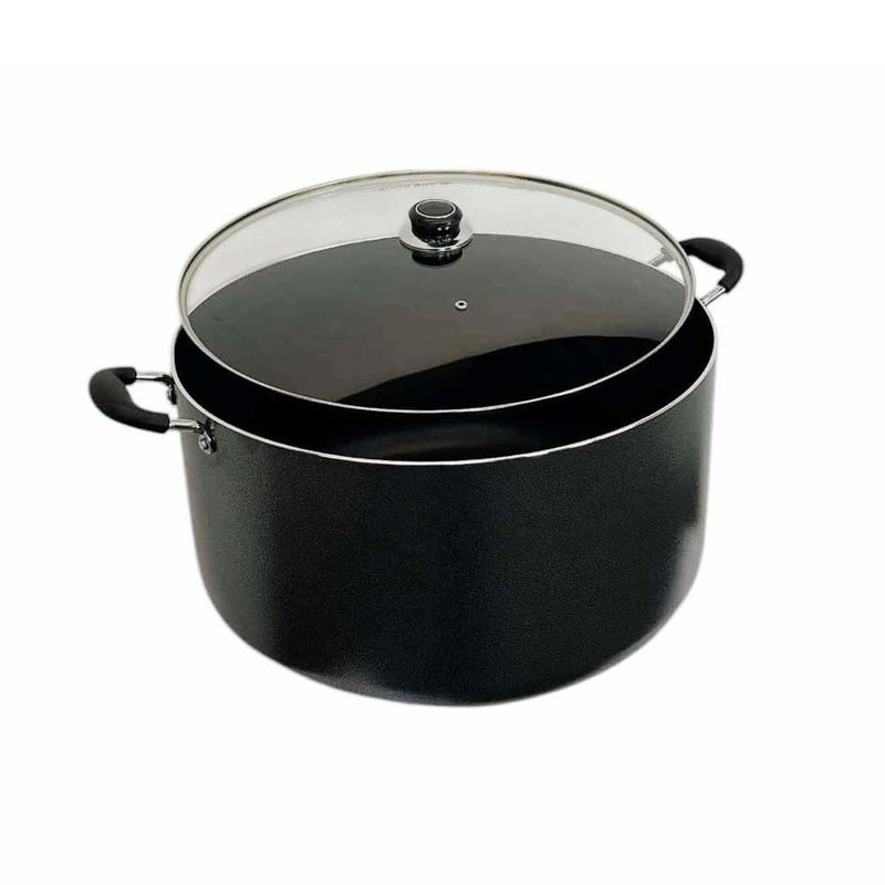17-3/8" (44CM) Non-Stick Coating Cooking Pot 40QT Sauce Pan With Lid Cookware