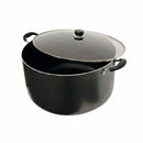 17-3/8" (44CM) Non-Stick Coating Cooking Pot 40QT Sauce Pan With Lid Cookware