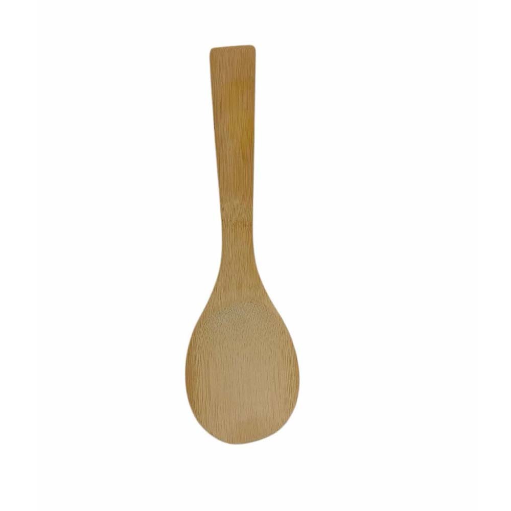 8" Bamboo Rice Spoon Paddle Scoop Cooking Sushi Rice Spoon Spatula Cookware