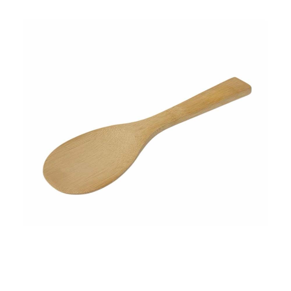 9" Bamboo Rice Spoon Paddle Scoop Cooking Sushi Rice Spoon Spatula Cookware