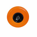 Orange 10" Heavy Duty Solid Rubber Flat Free Tubeless Hand Truck Utility Tire