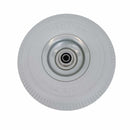 Gray 10" Heavy Duty Solid Rubber Flat Free Tubeless Hand Truck Utility Tire