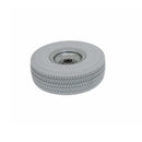 Gray 10" Heavy Duty Solid Rubber Flat Free Tubeless Hand Truck Utility Tire