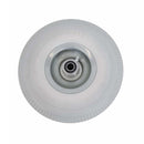 Gray 10" Heavy Duty Solid Rubber Flat Free Tubeless Hand Truck Utility Tire