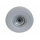 Gray 10" Heavy Duty Solid Rubber Flat Free Tubeless Hand Truck Utility Tire