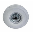 Gray 10" Heavy Duty Solid Rubber Flat Free Tubeless Hand Truck Utility Tire