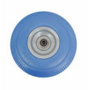 Blue 10" Heavy Duty Solid Rubber Flat Free Tubeless Hand Truck Utility Tire