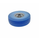 Blue 10" Heavy Duty Solid Rubber Flat Free Tubeless Hand Truck Utility Tire