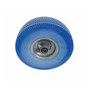 Blue 10" Heavy Duty Solid Rubber Flat Free Tubeless Hand Truck Utility Tire