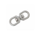 Mil Spec Marine 316 Stainless Steel Drop Forged 1/2" Eye Eye Swivel 4,400 Lb WLL