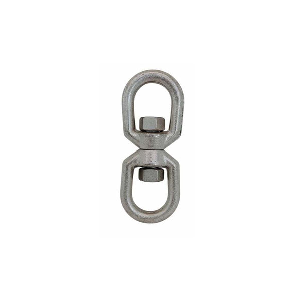 Mil Spec Marine 316 Stainless Steel Drop Forged 5/16" Eye Eye Swivel 1,500Lb WLL