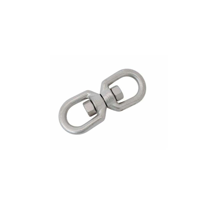 4 Pcs Mil Spec 316 Stainless Steel Drop Forged 5/16" Eye Eye Swivel 1,500 Lb WLL