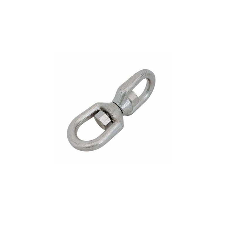 4 Pcs Mil Spec 316 Stainless Steel Drop Forged 5/16" Eye Eye Swivel 1,500 Lb WLL