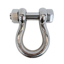 Marine Stainless Steel T316 Mil-Spec 7/8" Bolt Pin Anchor Shackle 8,000 Lb WLL