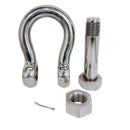 Marine Stainless Steel T316 Mil-Spec 7/8" Bolt Pin Anchor Shackle 8,000 Lb WLL