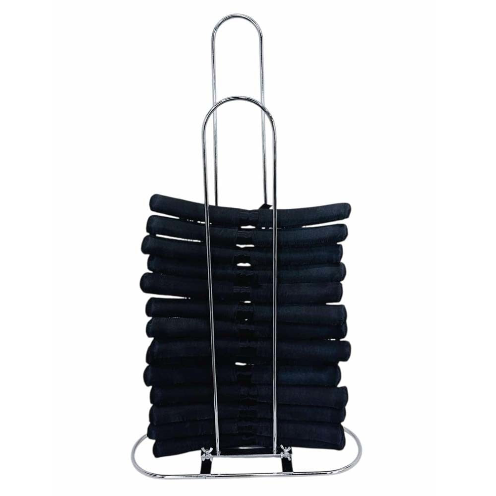 18"L x 33-1/2"H Chrome Clothes Hanger Stacker Organizer Retail Fixture Display