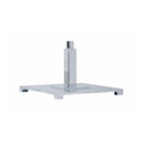 8"x8" Chrome Square Parsons Base 5/8" Thread Chrome Display Base Retail Fixture