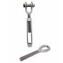 Stainless Steel T316 Mil-Spec Jaw Eye Turnbuckle