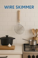 Stainless Steel Wire Skimmer Kitchen Cookware Spider Strainer Skimmer