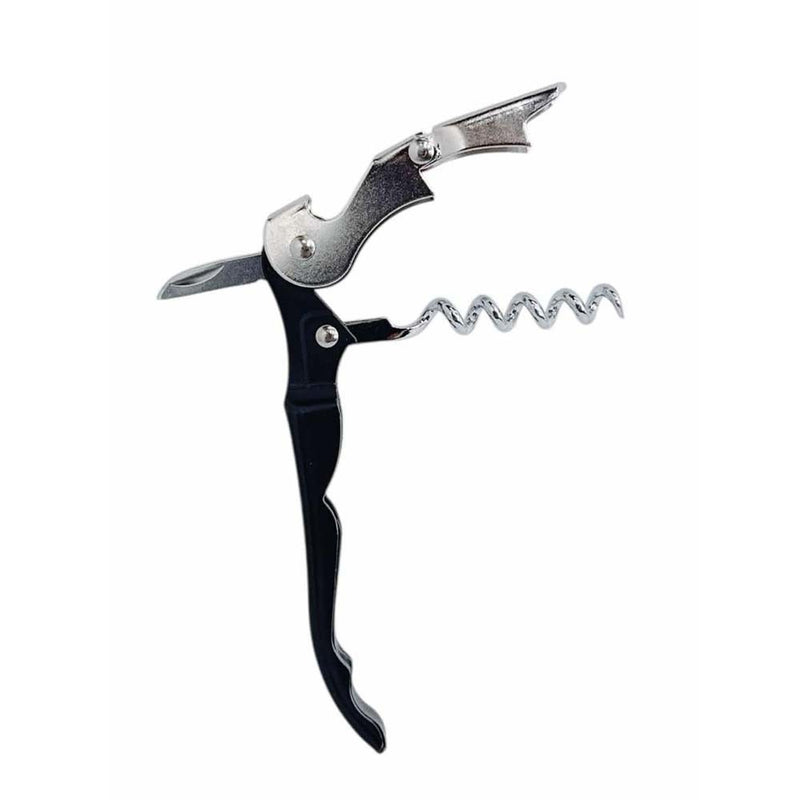 4-3/4" Corkscrew Wine Bottle Opener Tire-Bouchon Sacaorchos Serrated Foil Cutter