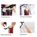 4 Pcs  4-3/4" Corkscrew Wine Bottle Opener Tire-Bouchon Sacaorchos Serrated