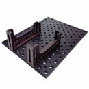 300LBS Rotary Positioner 24"x18" Fixture Plate Welding Turn Table 5/8" Bore Size