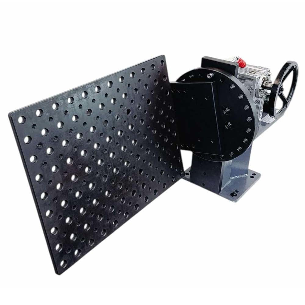 300LBS Rotary Positioner 24"x18" Fixture Plate Welding Turn Table 5/8" Bore Size