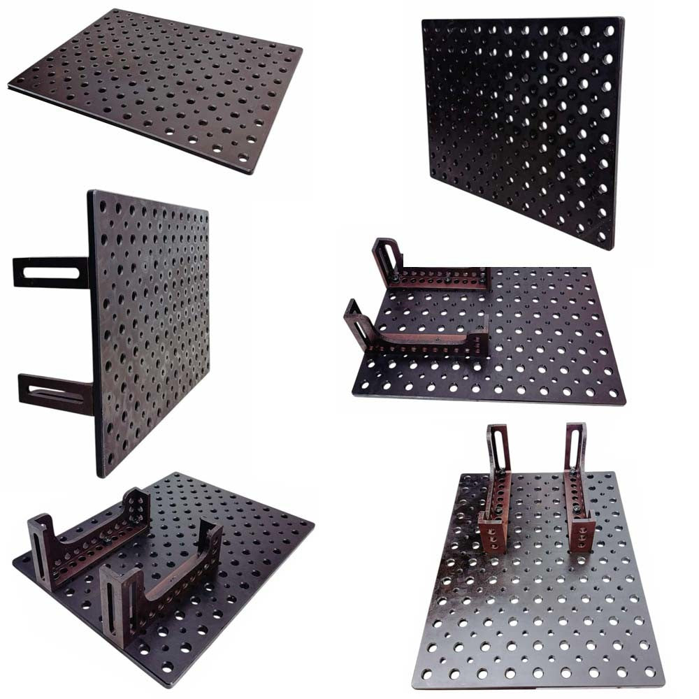 300LBS Rotary Positioner 24"x18" Fixture Plate Welding Turn Table 5/8" Bore Size