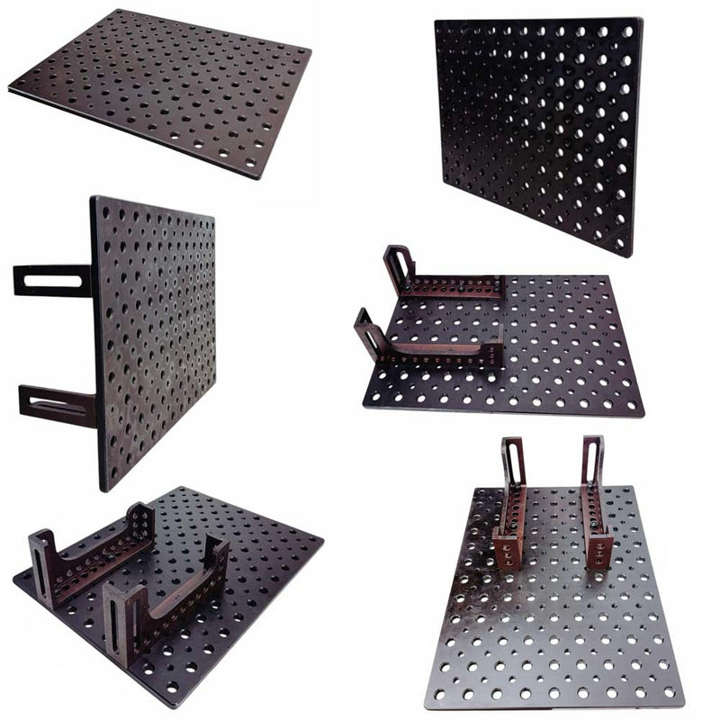 300LBS Rotary Positioner 24"x18" Fixture Plate Welding Turn Table 5/8" Bore Size