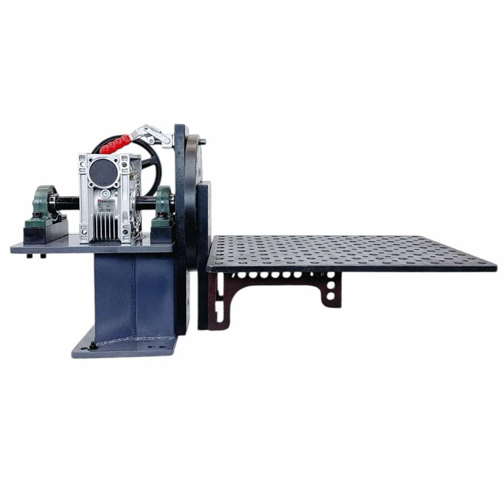 300LBS Rotary Positioner 24"x18" Fixture Plate Welding Turn Table 5/8" Bore Size