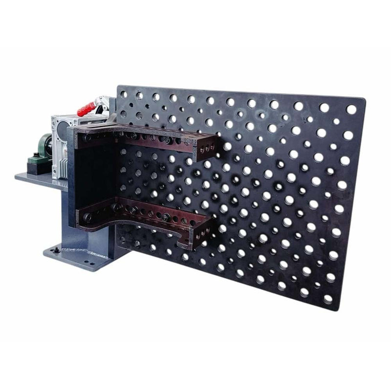 300LBS Rotary Positioner 24"x18" Fixture Plate Welding Turn Table 5/8" Bore Size