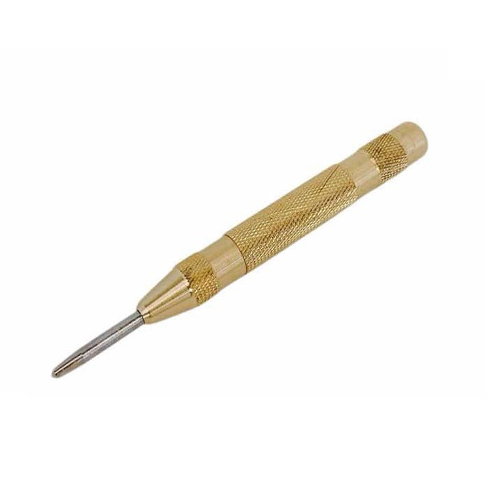 5" Automatic Center Punch Brass Jewelry Making Leather Hole Punching Tool