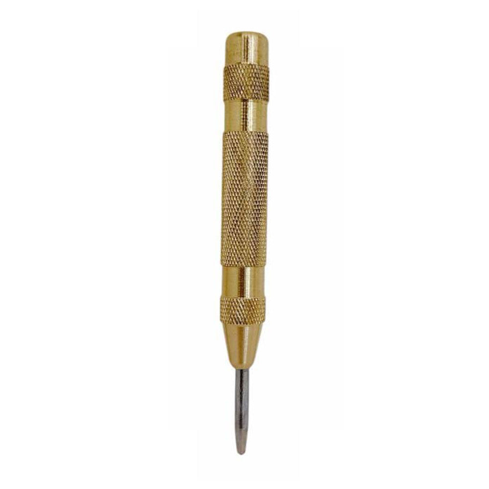 5" Automatic Center Punch Brass Jewelry Making Leather Hole Punching Tool