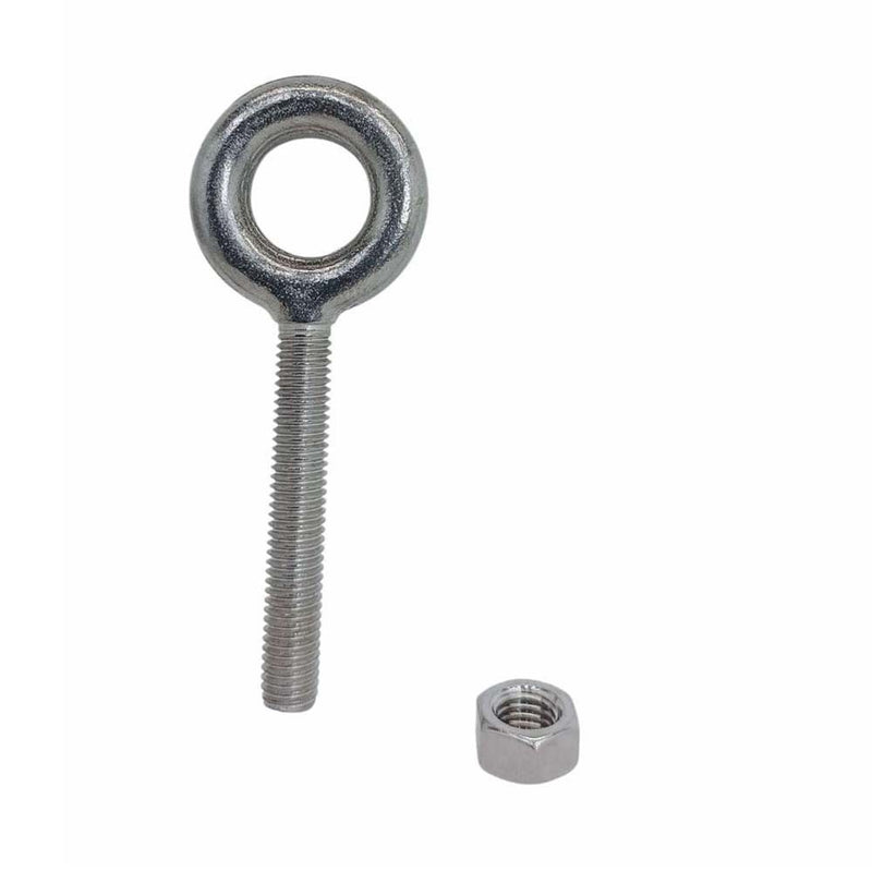 4 Pc Stainless Steel T316 1/2" x 3-1/4" Drop Forged Plain Eye Bolt 2150 Lb WLL
