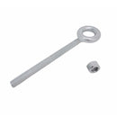Marine Stainless Steel T316 3/8" x 4-1/2" Drop Forged Plain Eye Bolt 1200 Lb WLL