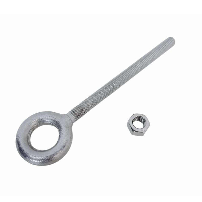 4 Pcs Stainless Steel T316 3/8" x 4-1/2" Drop Forged Plain Eye Bolt 1200 Lb WLL