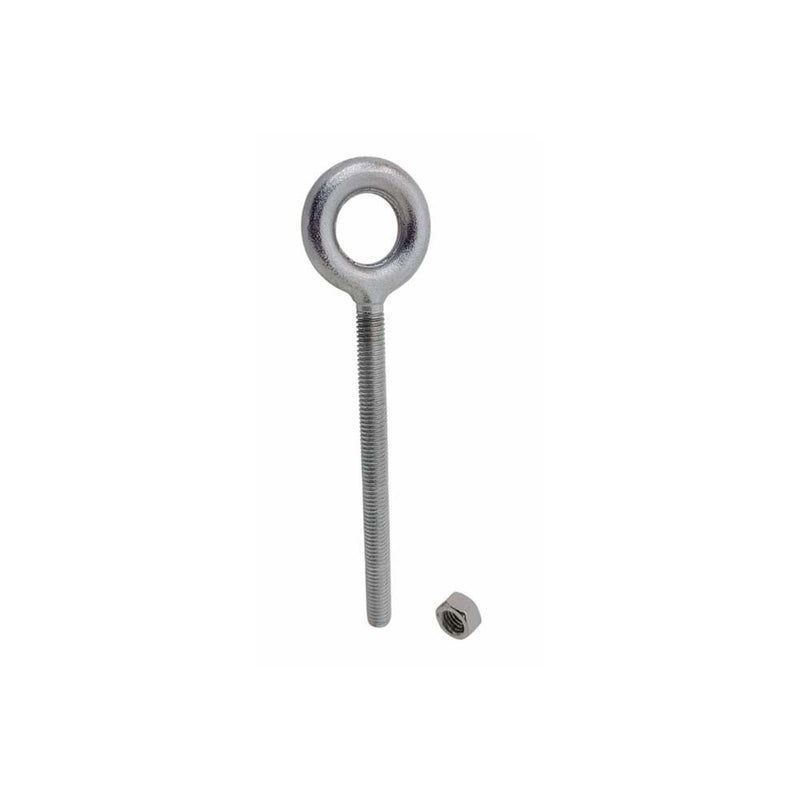 Marine Stainless Steel T316 5/16" x 4-1/4" Drop Forged Plain Eye Bolt 800 Lb WLL