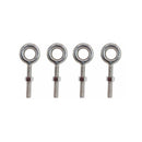 4 Pcs Stainless Steel T316 5/16" x 2-1/4" Drop Forged Plain Eye Bolt 800 Lb WLL