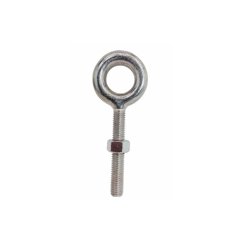 Marine Stainless Steel T316 1/4" x 2" Drop Forged Plain Eye Bolt 500 Lb WLL