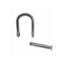4 Pc Stainless Steel T316 3/8" Screw Pin Wide D Shackle No Snag Pin 1700 Lbs WLL