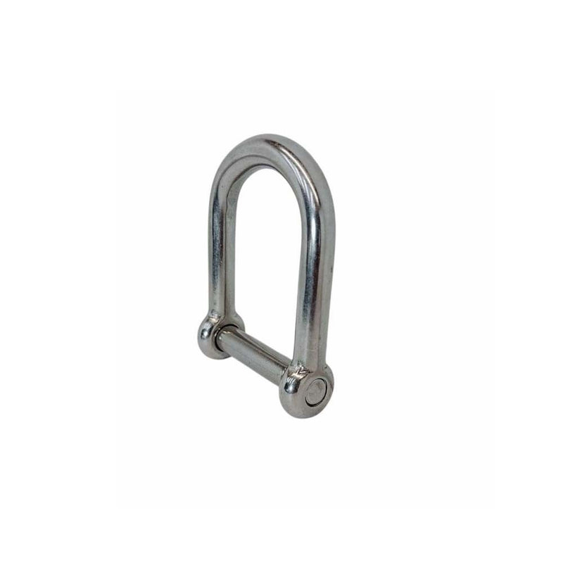 4 Pc Stainless Steel T316 5/16" Screw Pin Wide D Shackle No Snag Pin 1300 Lb WLL