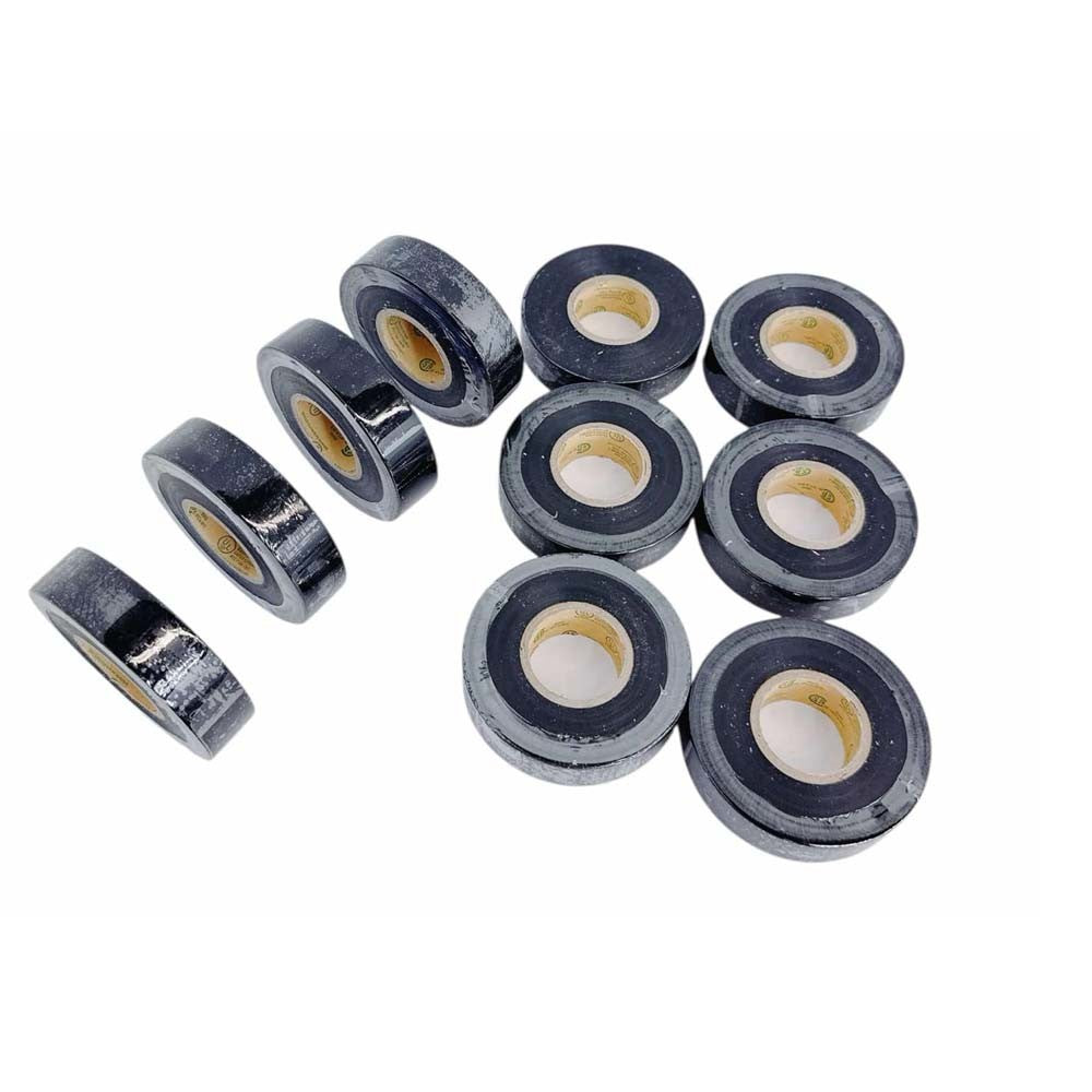 10PK 3/4" x 60Ft Vinyl Electrical Tape Multi-Purpose PVC UL Electrical Tape