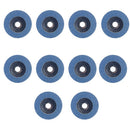 10 Pc 4-1/2" x 7/8" Flap Discs Grinder Sanding Wheel 80 Grit 13,300 Max RPM