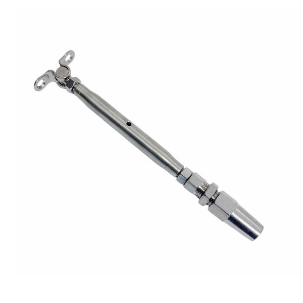 Marine Stainless Steel T316 1/8" Cable Deck Toggle and Swageless Turnbuckle